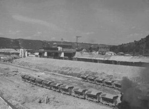 Baustelle Staustufe Hessigheim/Neckar