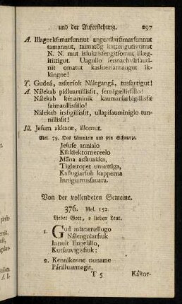 297-304, Von der vollendeten Gemeine. -