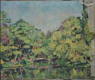 Frühling im Tiergarten, Rousseau-Insel