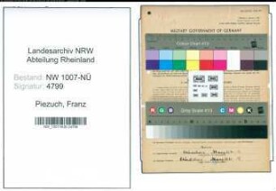 Entnazifizierung Franz Piezuch , geb. 13.04.1905 (Arbeiter)