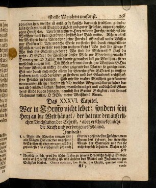 261-268, Innhalt; § 1 - 2