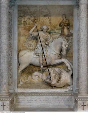 Georgsaltar, Drachenkampf des heiligen Georg