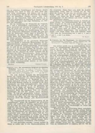195-196 [Rezension] Cumont, Franz Valery Marie, Die orientalischen Religionen im römischen Heidentum