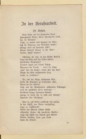 In der Berufsarbeit