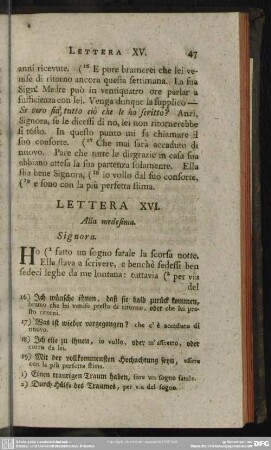 Lettera XVI. Alla medesima