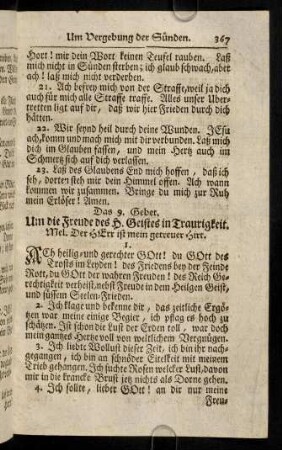 367-371, Das 9. Gebet