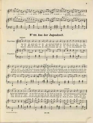 Volkslieder-Album : 209 beliebte u. auserlesene Volkslieder für e. Singst. mit Begl. d. Pianoforte, Heft 15