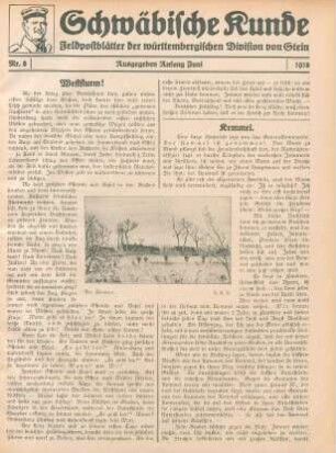 8.1918: Schwäbische Kunde