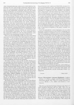 848-849 [Rezension] Johannes Chrysostomus, Catecheses baptismales