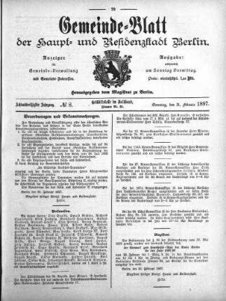 1897,8: No. 8, 21. Februar 1897