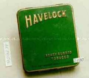 Blechdose für "HAVELOCK READY RUBBED TOBACCO"