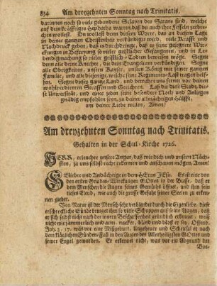 Am dreyzehnten Sonntag nach Trinitatis.