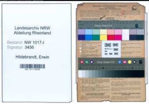 Entnazifizierung Erwin Hildebrandt , geb. 19.05.1900 (Kaufmaennischer Angestellter)