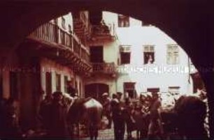 Innenhof im jüdischen Viertel von Lublin