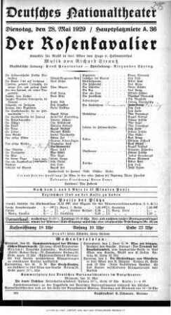 Der Rosenkavalier