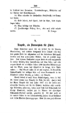 Neuzelle, ein Sammelplatz für Lehrer