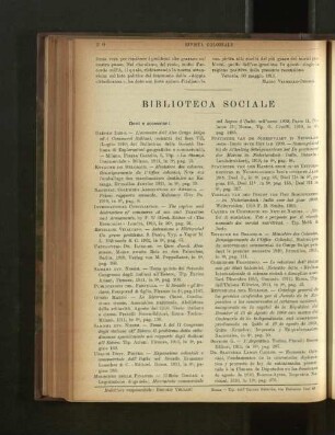 Biblioteca Sociale.