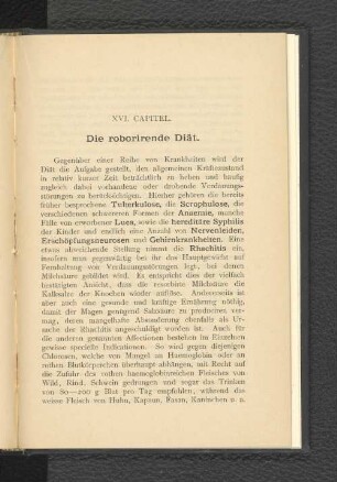 XVI. Capitel. Die roborirende Diät.
