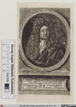 Bildnis Johann Christoph Becmann (Beckmann)