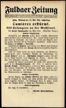 Ausgabe vom Mittwoch, den 24. Mai 1916.