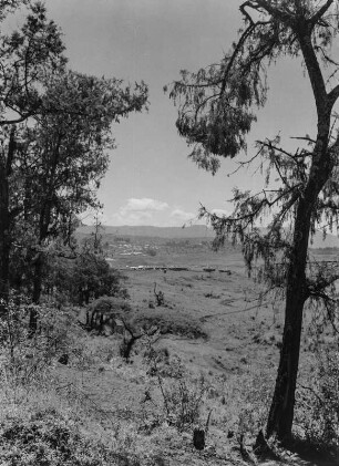 Blick auf Gondar : Blick auf die Stadt Gondar
