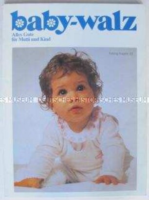 Verkaufskatalog des Versandhauses Waltz für Baby-Artikel
