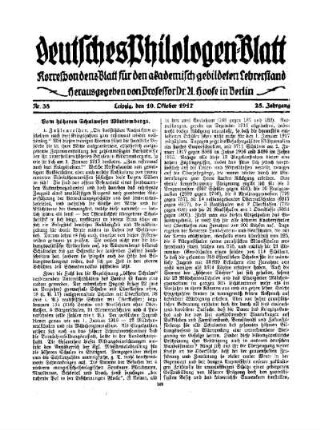 Vom höheren Schulwesen Württembergs