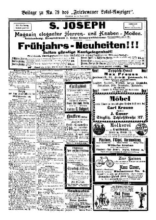 Beilage zu Nr. 79