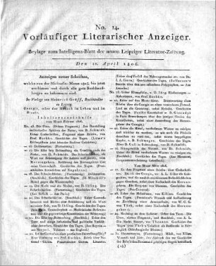 1806-04-12 : 14. Stück