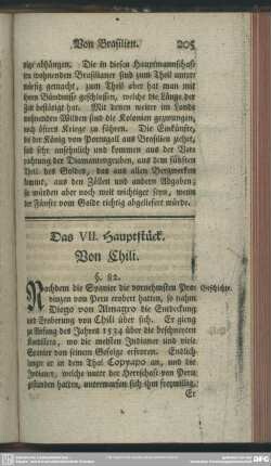Das VII. Hauptstück. Von Chili