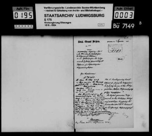 Schuldenwesen der Teilgemeinde Enderbach, Gemeindebezirk Pfahlbronn