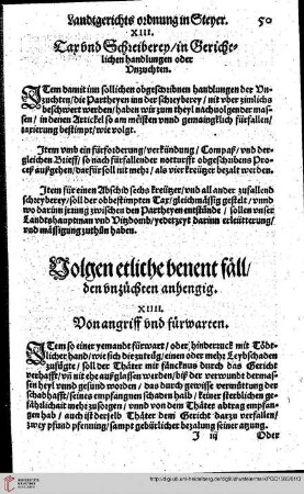 Tax und Schreiberey
