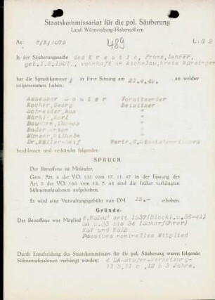 Kreutle, Franz