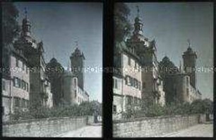 Blick auf Schloss Mergentheim, ehemaliges Deutschordensschloss von Mergentheim