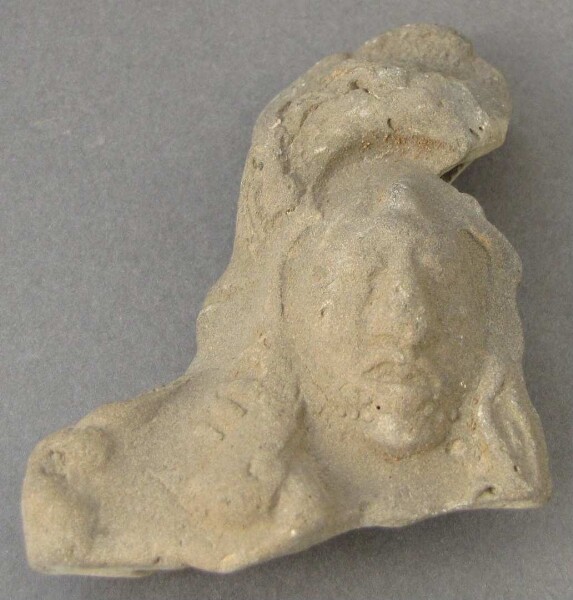 Head of a clay figure