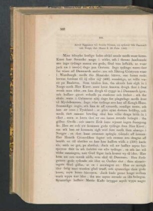 206. [Arvid Siggesson till Svante Nilsson, om nyheter från Danmark och Norge, dat. Skara d. 14 Febr. 1502.]