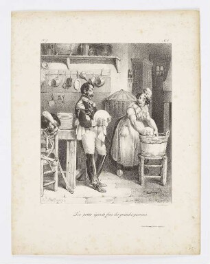 Les petits égards font les grandes passions, Blatt 8 der Folge "Album pour 1827"