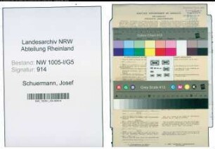 Entnazifizierung Josef Schuermann , geb. 21.02.1909 (Maurer)
