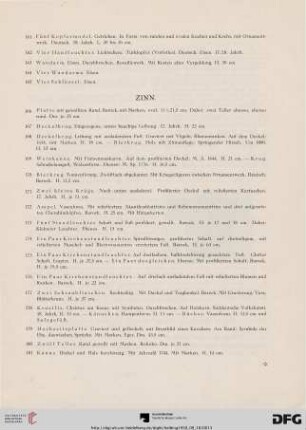 Zinn (Nr. 166-206)