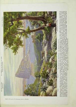 Die Straße von Gibraltar, von Norden gesehen