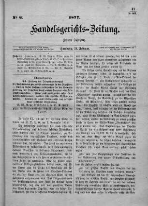 No. 6. 21. Februar 1877