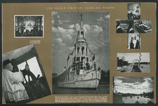 Una iglesia sobre las Aguas del Paraná