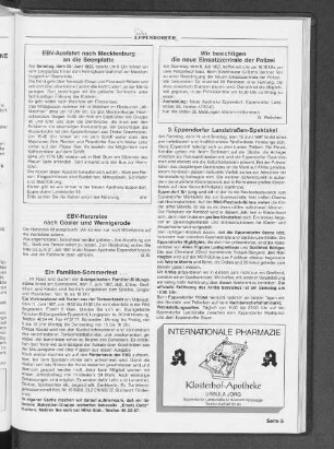 EBV-Harzreise nach Goslar und Wernigerode