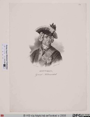 Bildnis Kurd Christoph von Schwerin (1740 Graf)