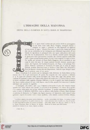 9: L' immagine della Madonna detta bella Clemenza in Santa Maria in Trastevere