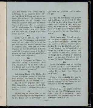[Zur vollständigeren Übersicht werden die zur Erörterung gekommenen und in die Protokolle nicht wörtlich mit aufgenommenen Fragen nachstehend mit abgedruckt.]