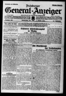 Duisburger General-Anzeiger. 1914-1935