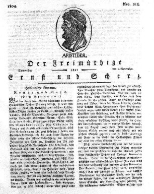 Nro. 218., Donnerstag den 1. November
