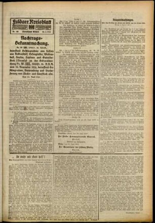 Zweite Ausgabe vom Freitag, den 28. Juni 1918.