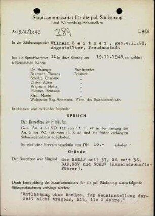 Seitner, Wilhelm